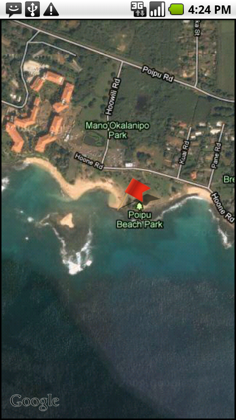 Poipu with satellite data